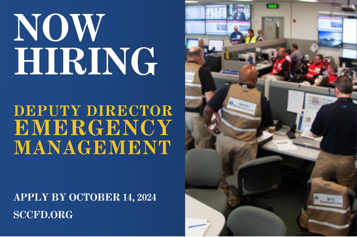 NOW HIRING: Deputy Director Emergency Management