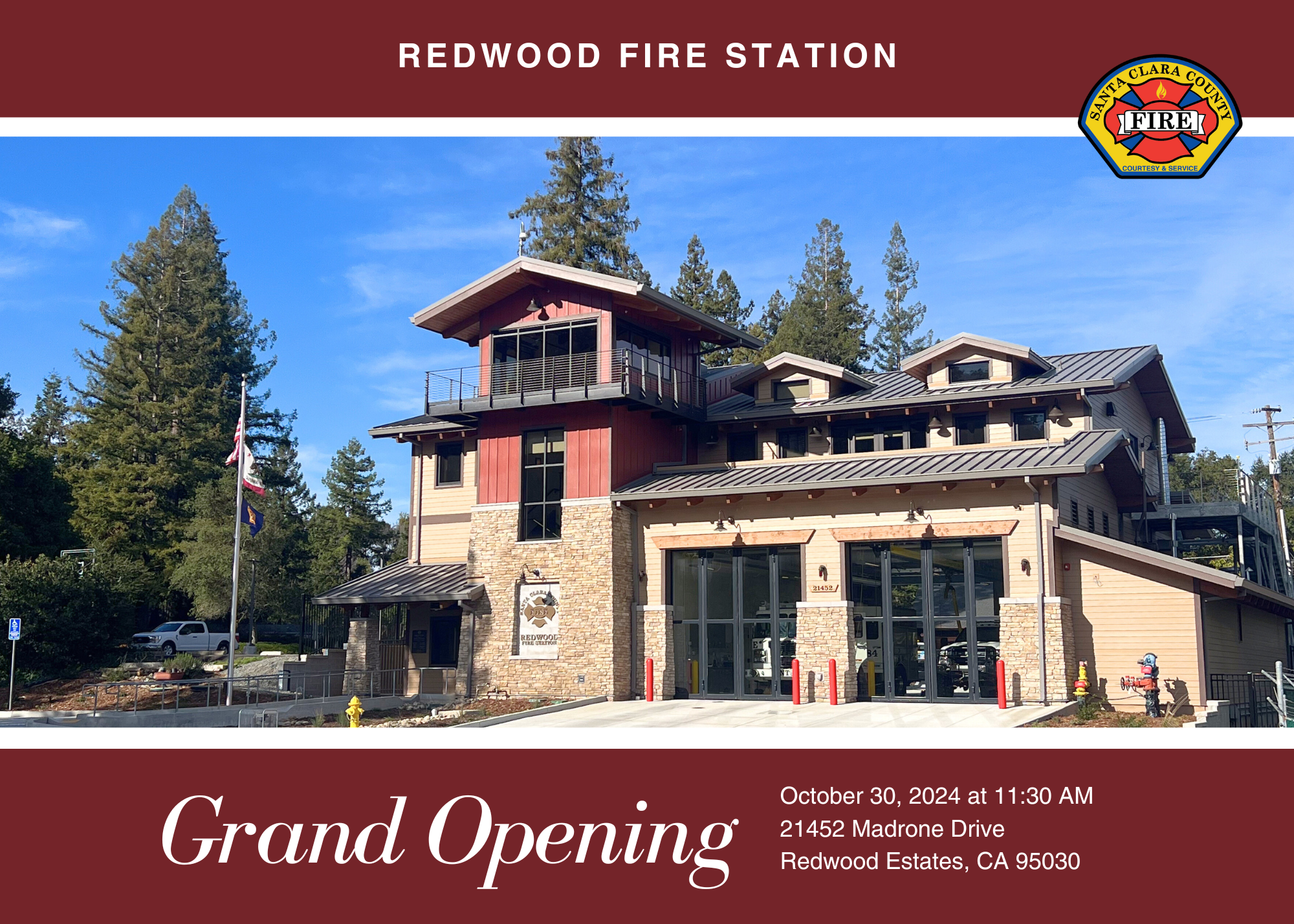 Redwood Fire Station Grand Opening